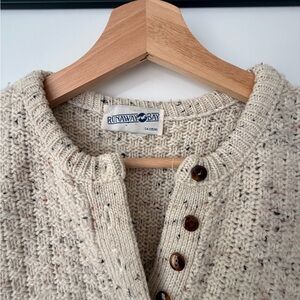 Vintage Cream Knit Sweater